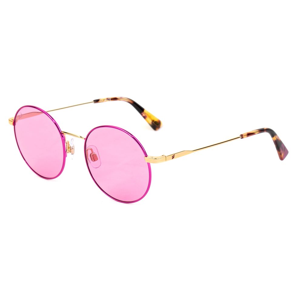 WEB EYEWEAR Sonnenbrille aus pinkfarbenem Metall