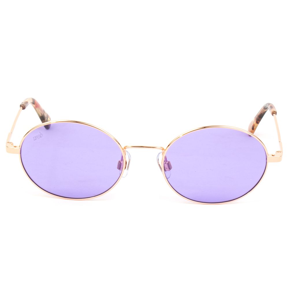 WEB EYEWEAR Sonnenbrille aus goldfarbenem Metall