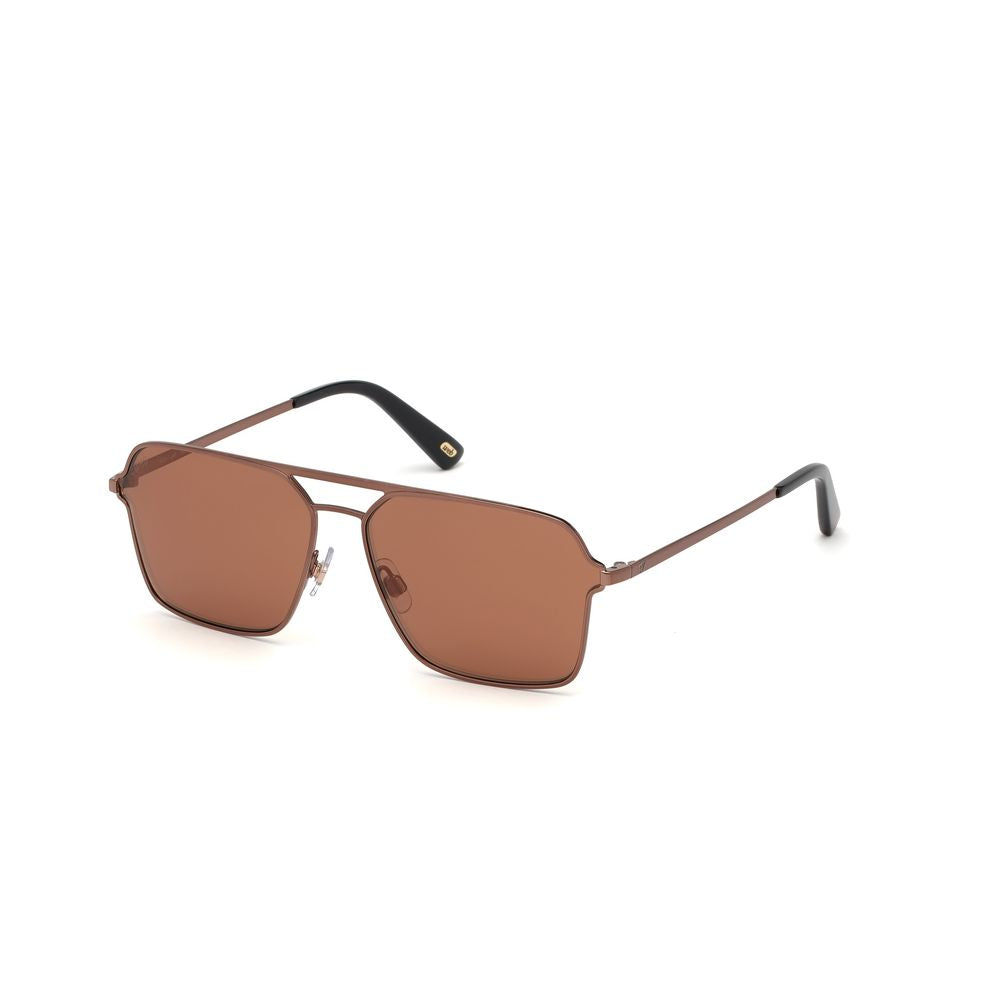 WEB EYEWEAR Sonnenbrille aus Goldmetall