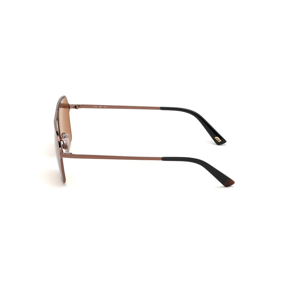 WEB EYEWEAR Sonnenbrille aus Goldmetall