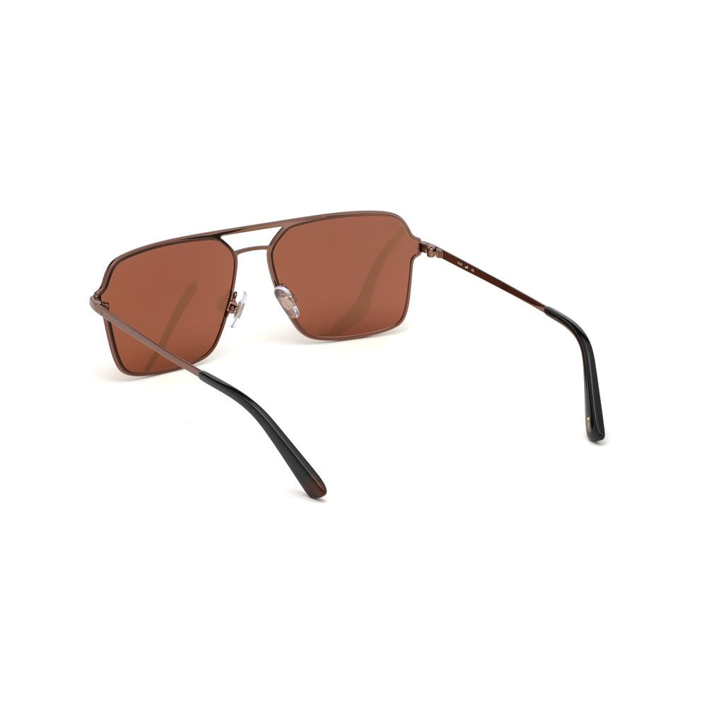 WEB EYEWEAR Sonnenbrille aus Goldmetall