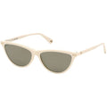 WEB EYEWEAR Weiße Sonnenbrille aus Acetat