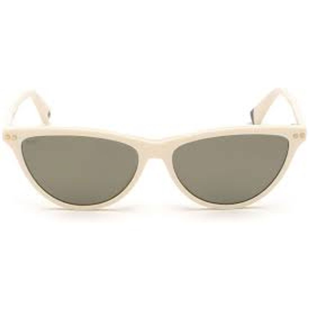 WEB EYEWEAR Weiße Sonnenbrille aus Acetat