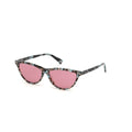 WEB EYEWEAR Braune Sonnenbrille aus Kunststoff