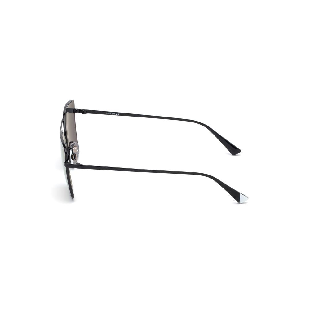 WEB EYEWEAR Schwarze Sonnenbrille aus Metall