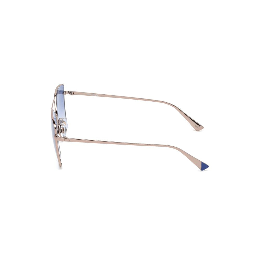 WEB EYEWEAR Sonnenbrille aus Goldmetall