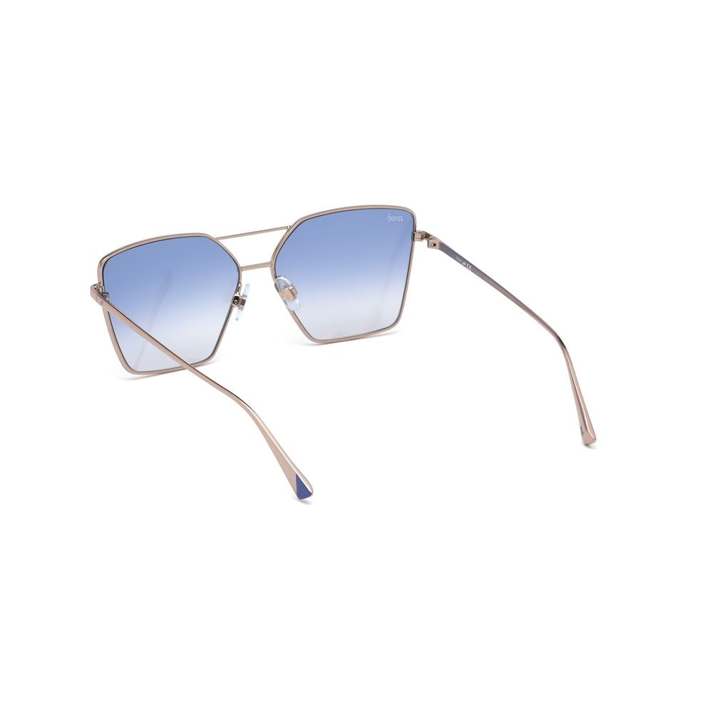WEB EYEWEAR Sonnenbrille aus Goldmetall