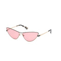 WEB EYEWEAR Sonnenbrille aus Goldmetall