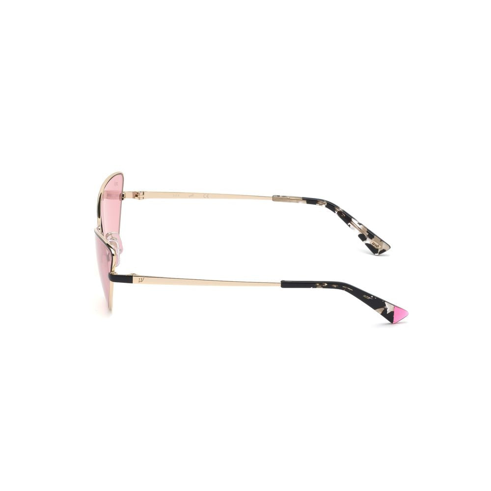 WEB EYEWEAR Sonnenbrille aus Goldmetall