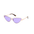 WEB EYEWEAR Sonnenbrille aus Goldmetall