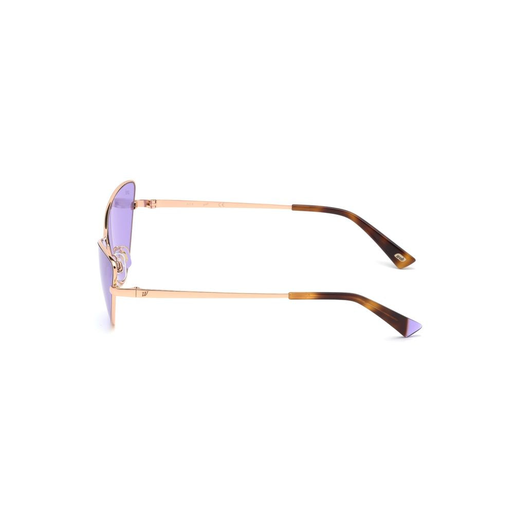 WEB EYEWEAR Sonnenbrille aus Goldmetall