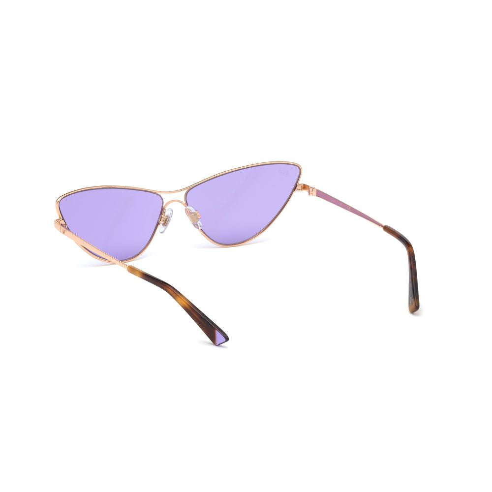 WEB EYEWEAR Sonnenbrille aus Goldmetall