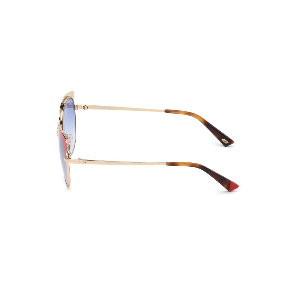 WEB EYEWEAR Sonnenbrille aus Goldmetall