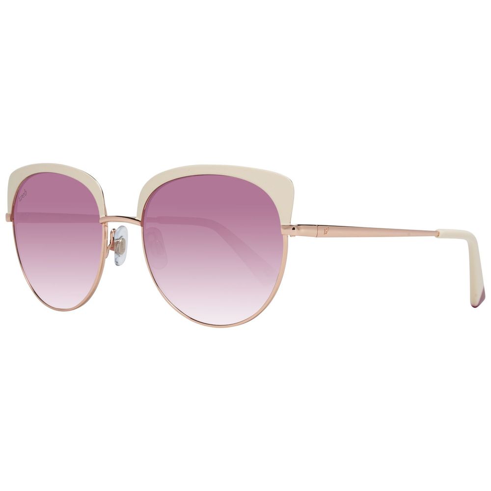 WEB EYEWEAR Sonnenbrille aus Roségold-Metall