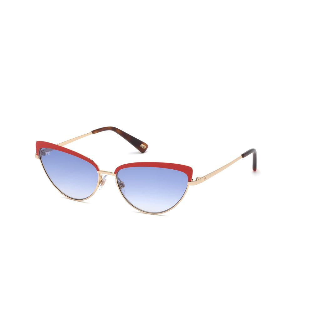 WEB EYEWEAR Sonnenbrille aus Goldmetall
