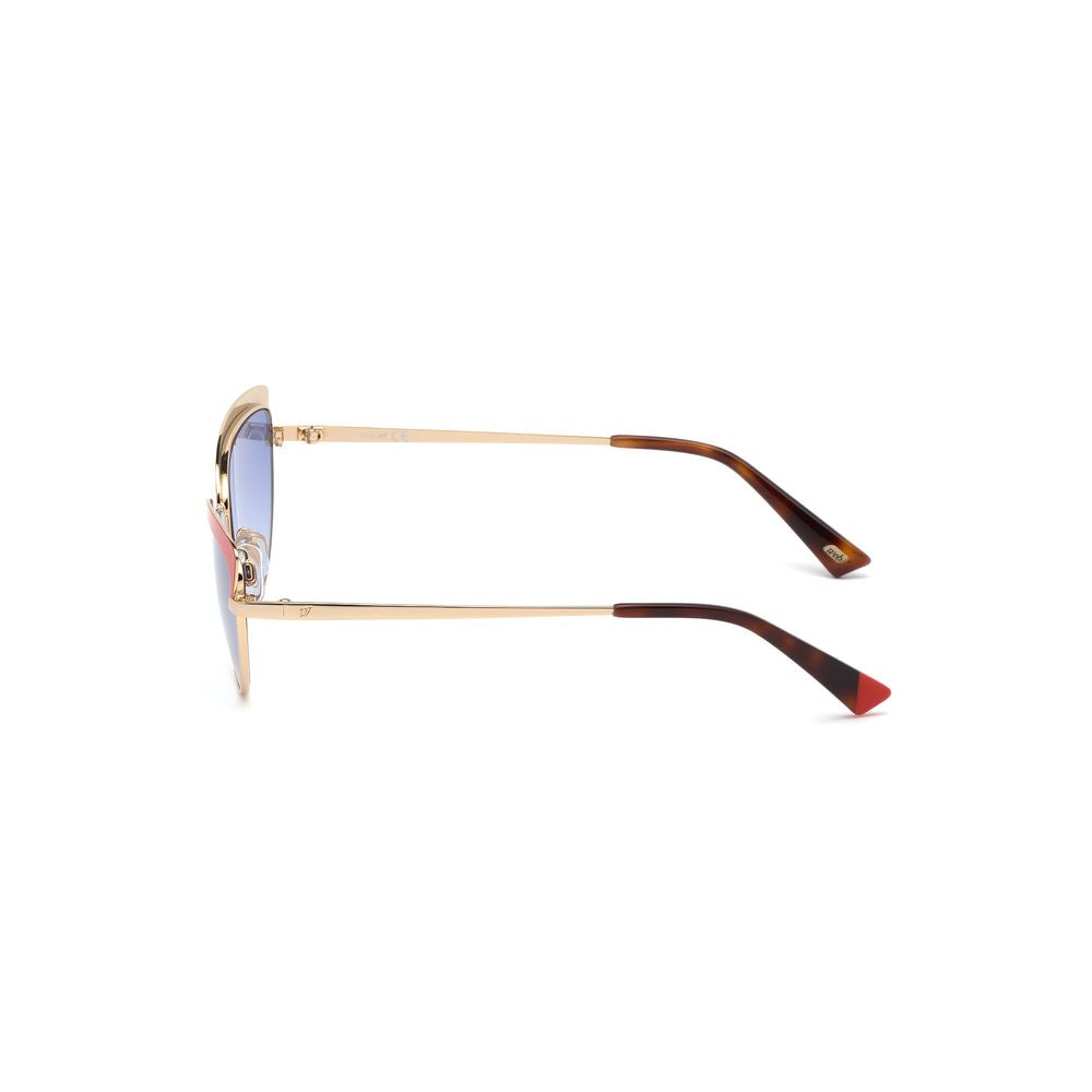 WEB EYEWEAR Sonnenbrille aus Goldmetall