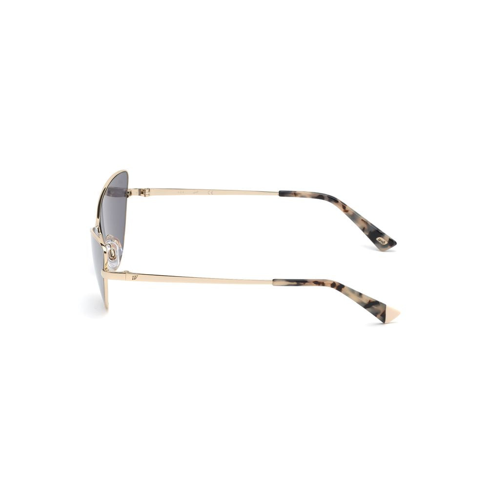 WEB EYEWEAR Sonnenbrille aus goldfarbenem Metall