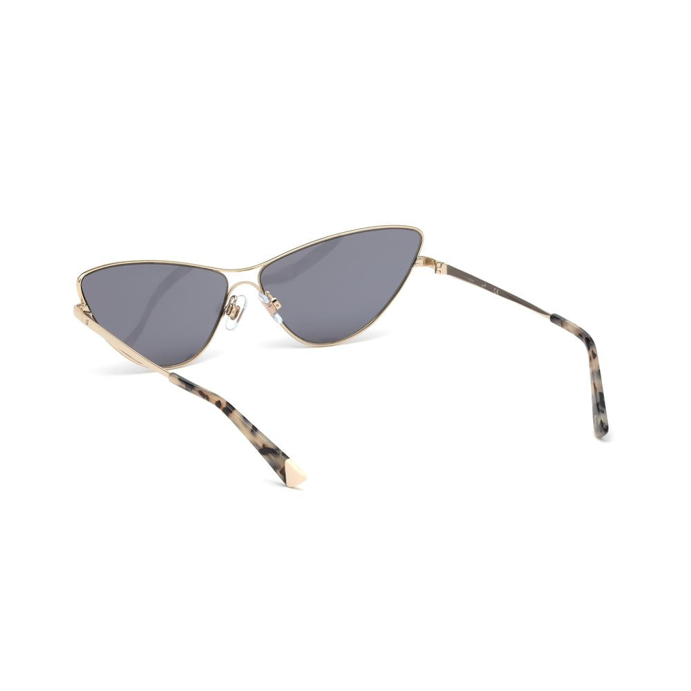WEB EYEWEAR Sonnenbrille aus goldfarbenem Metall
