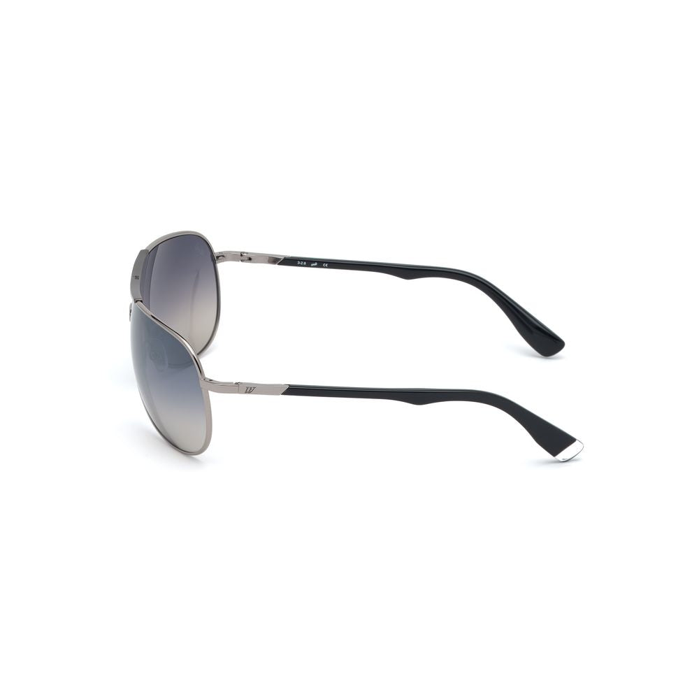 WEB EYEWEAR Grey Metal Sunglasses