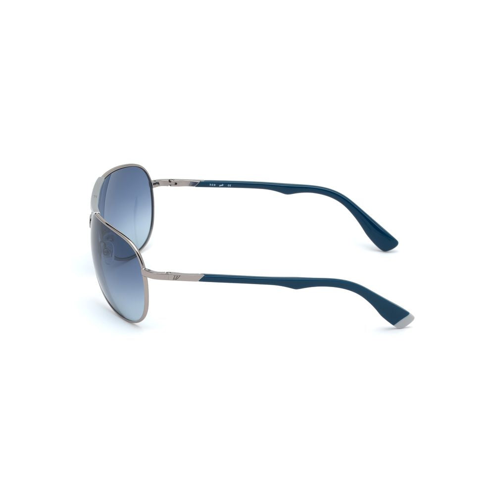 WEB EYEWEAR Grey Metal Sunglasses