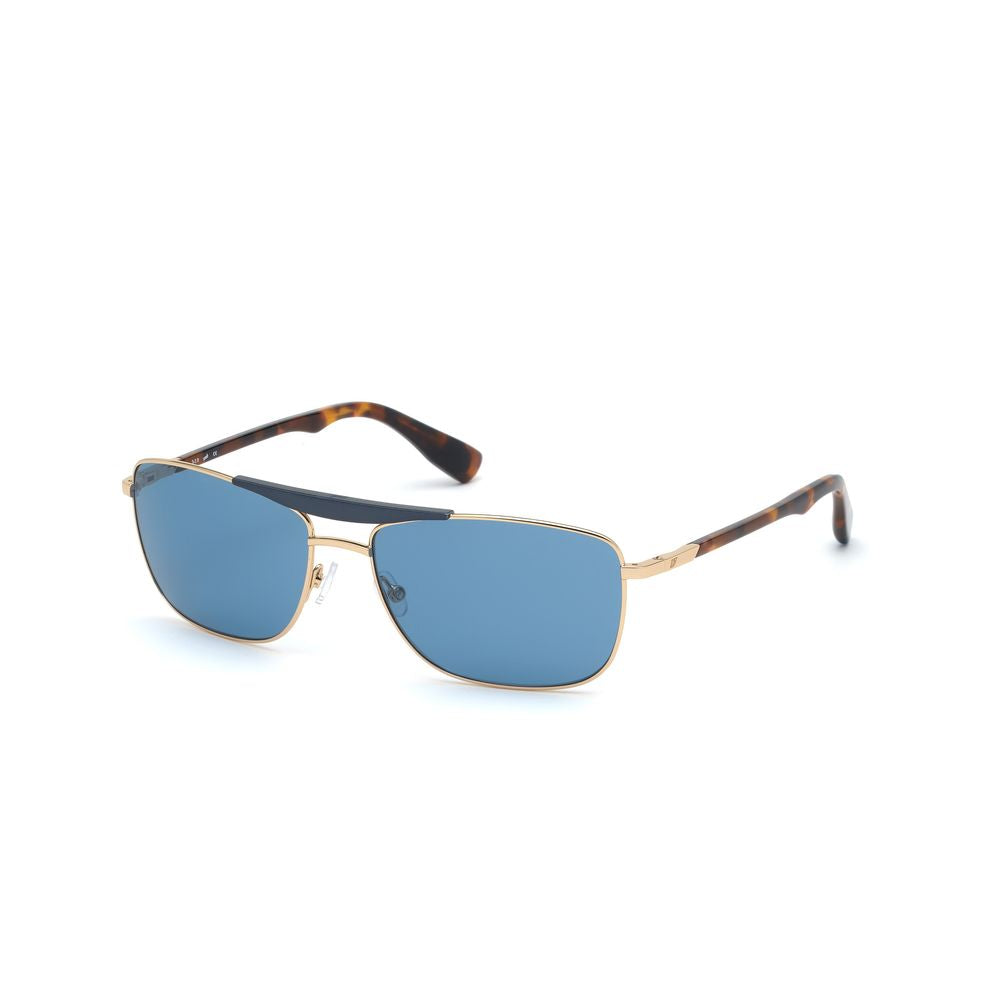 WEB EYEWEAR Sonnenbrille aus Goldmetall