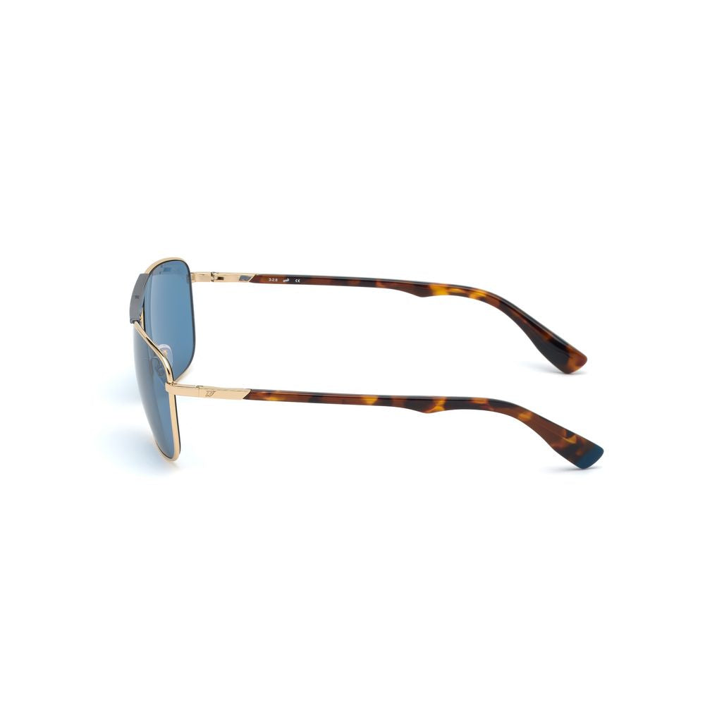 WEB EYEWEAR Sonnenbrille aus Goldmetall