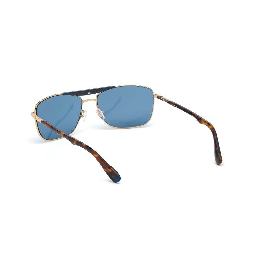 WEB EYEWEAR Sonnenbrille aus Goldmetall