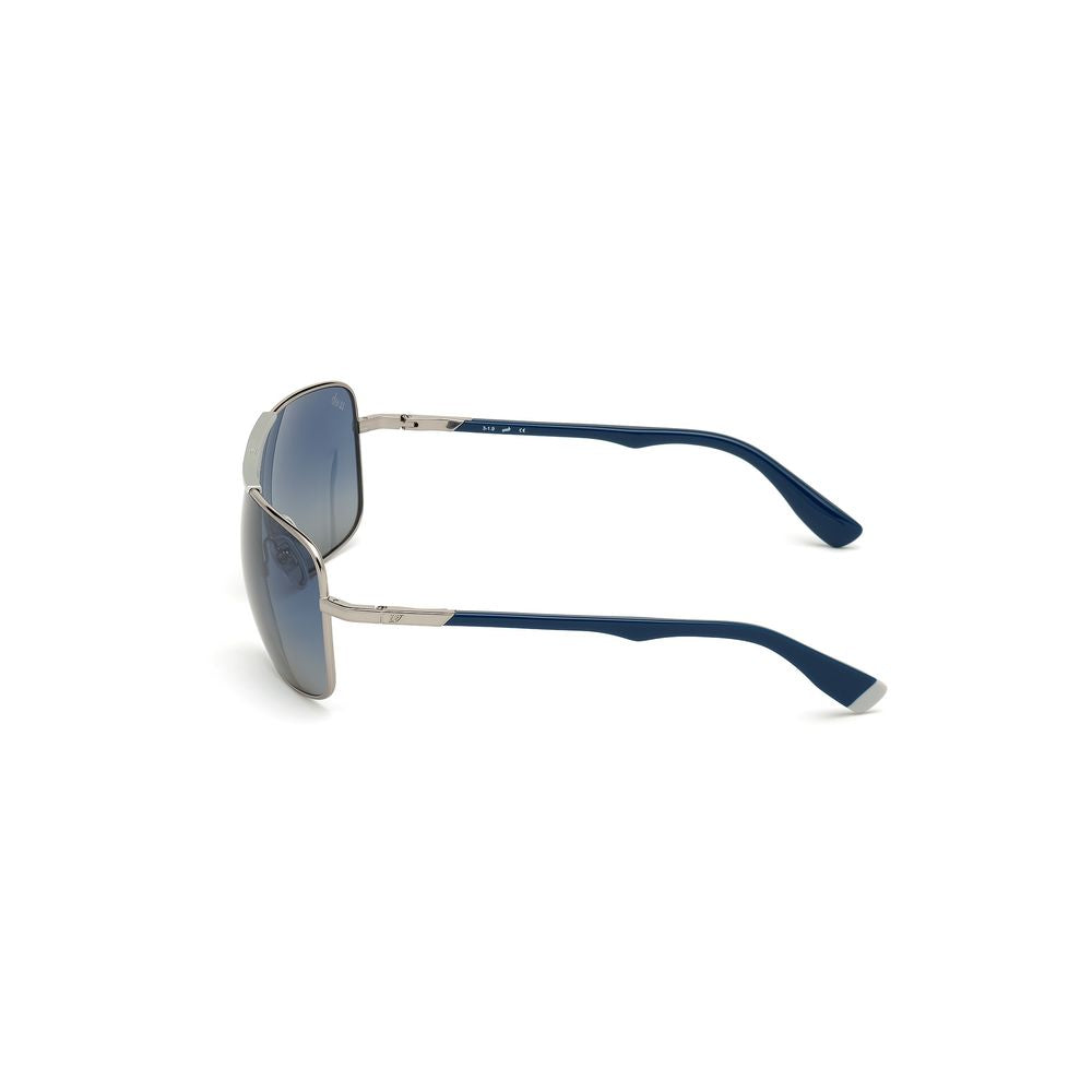 WEB EYEWEAR Graue Sonnenbrille aus Metall