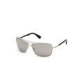 WEB EYEWEAR Graue Sonnenbrille aus Metall