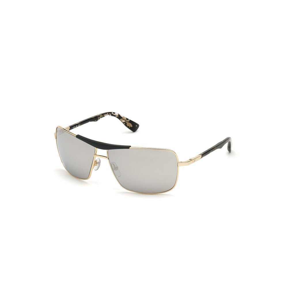 WEB EYEWEAR Sunglasses in Gold Metal