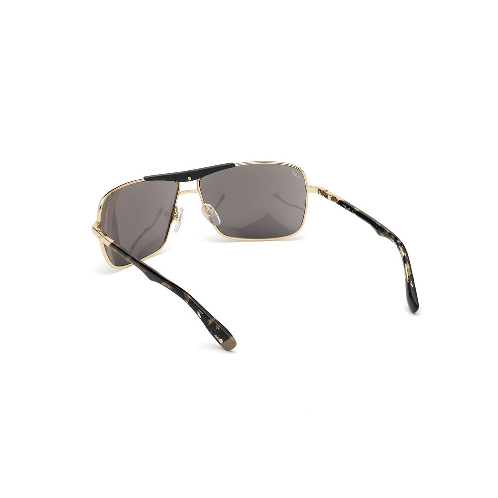 WEB EYEWEAR Sunglasses in Gold Metal