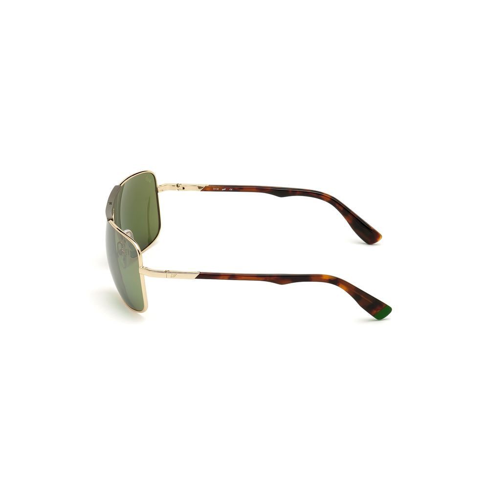 WEB EYEWEAR Sonnenbrille aus Goldmetall