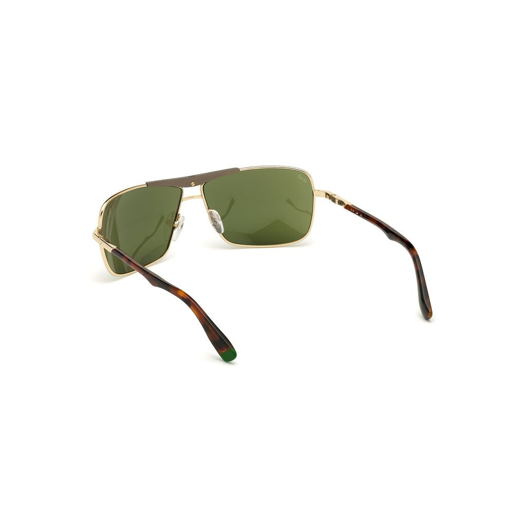 WEB EYEWEAR Sonnenbrille aus Goldmetall