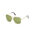 WEB EYEWEAR Sonnenbrille aus Goldmetall