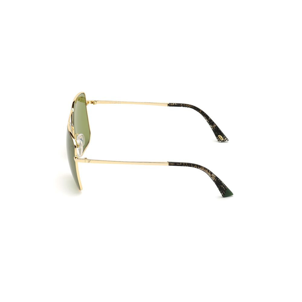 WEB EYEWEAR Sonnenbrille aus Goldmetall