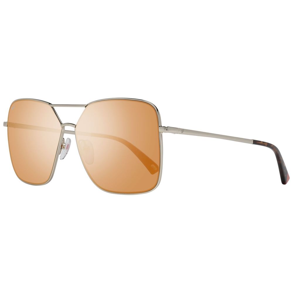 WEB EYEWEAR Sonnenbrille aus Goldmetall