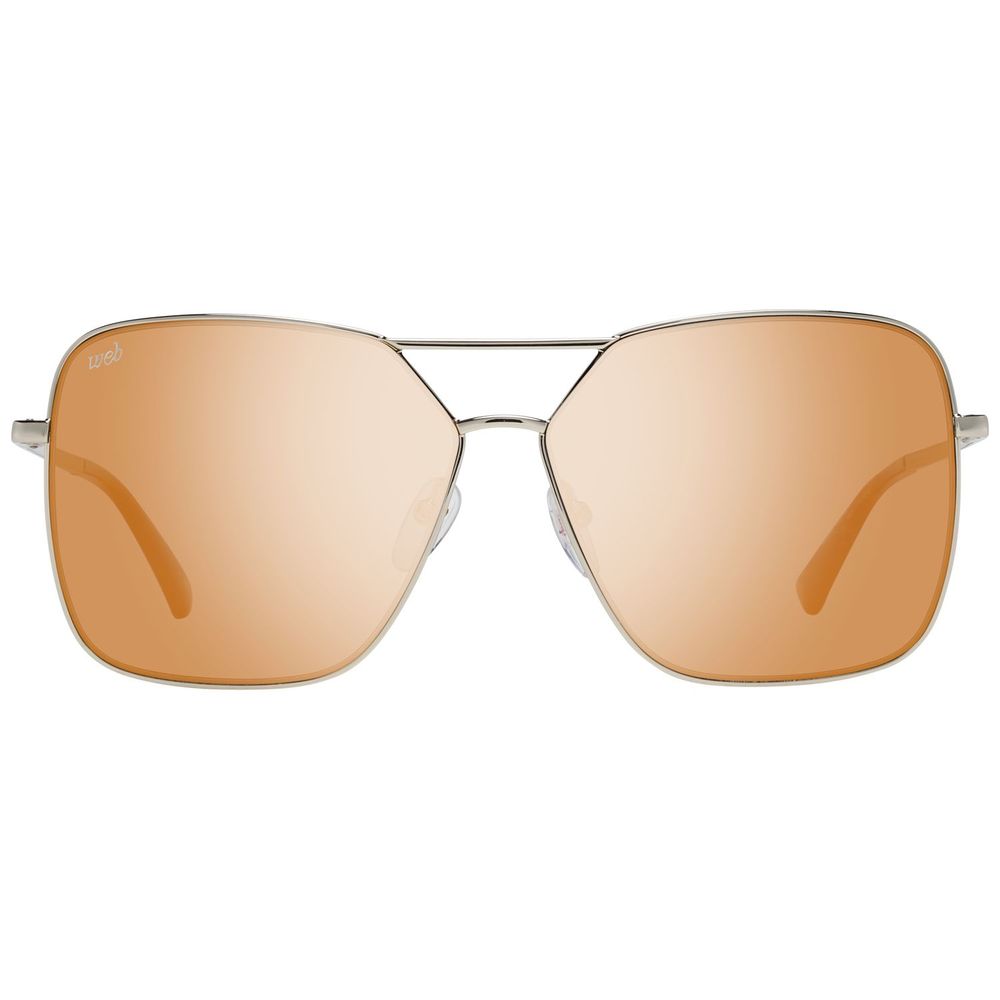 WEB EYEWEAR Sonnenbrille aus Goldmetall