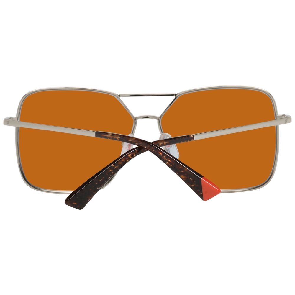 WEB EYEWEAR Sonnenbrille aus Goldmetall