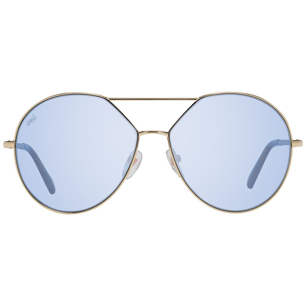 WEB EYEWEAR Sunglasses in Gold Metal
