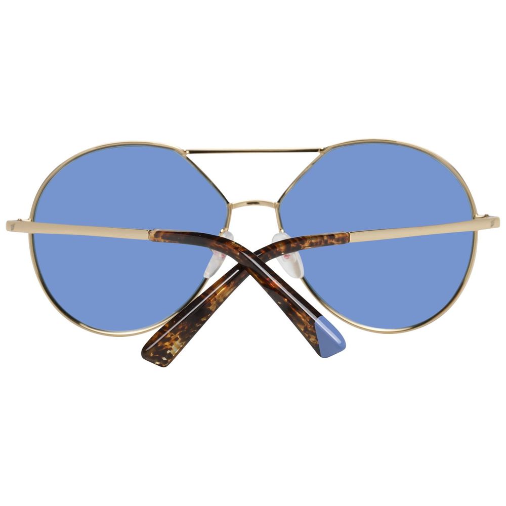 WEB EYEWEAR Sunglasses in Gold Metal