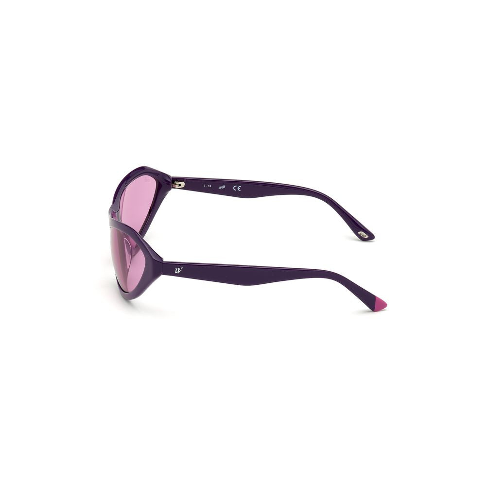 WEB EYEWEAR Lila Sonnenbrille aus Kunststoff