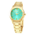 DEVOTA & LOMBA Gold-Tone Stainless Steel Dress Watch