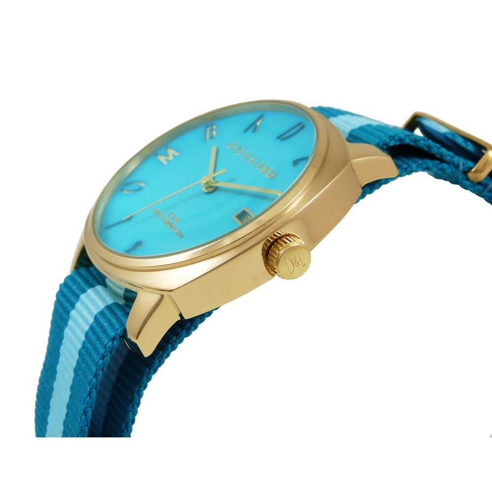 DEVOTA & LOMBA Blue Nylon Wristwatch