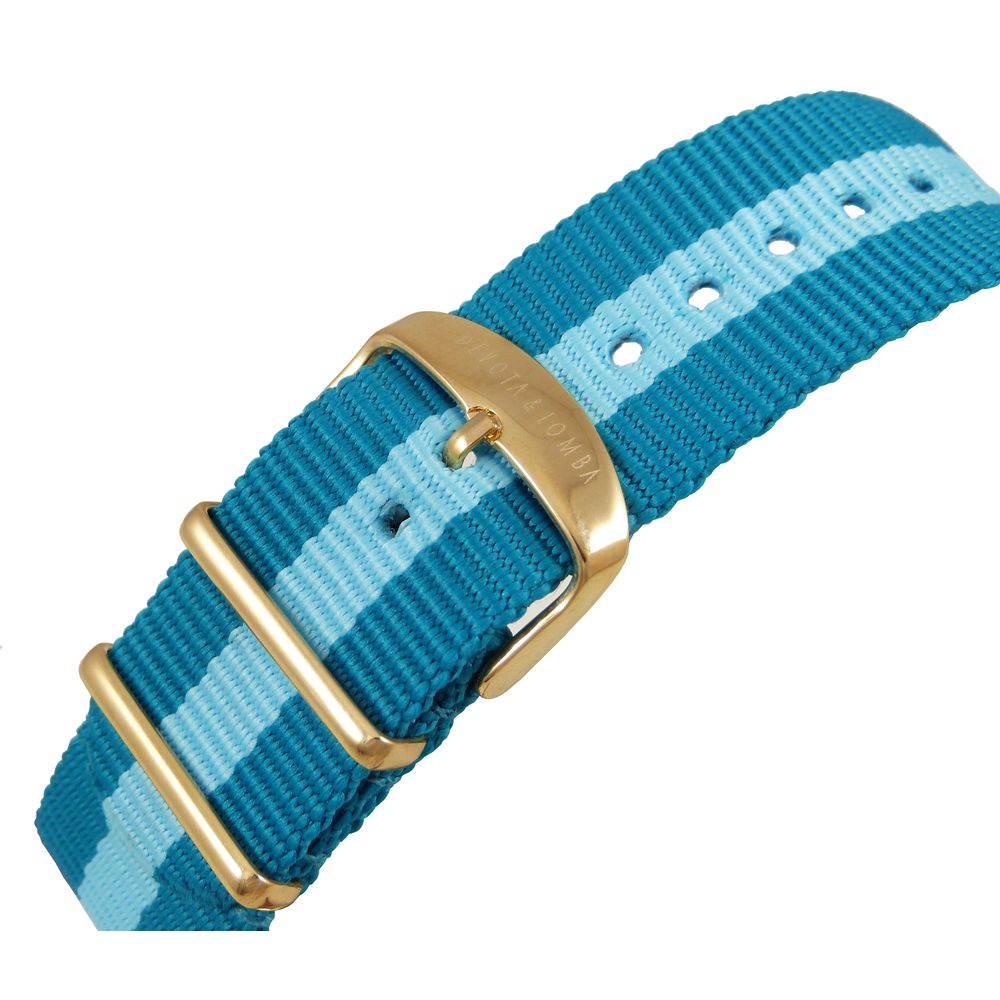 DEVOTA & LOMBA Blue Nylon Wristwatch