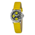 JUSTINA Two-Tone Leather Dress Watch