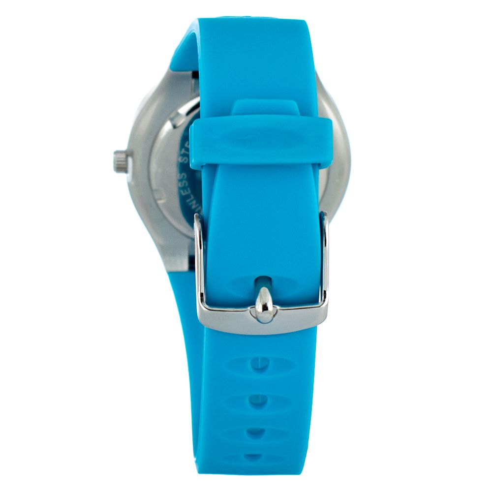 JUSTINA Blue Rubber Wristwatch