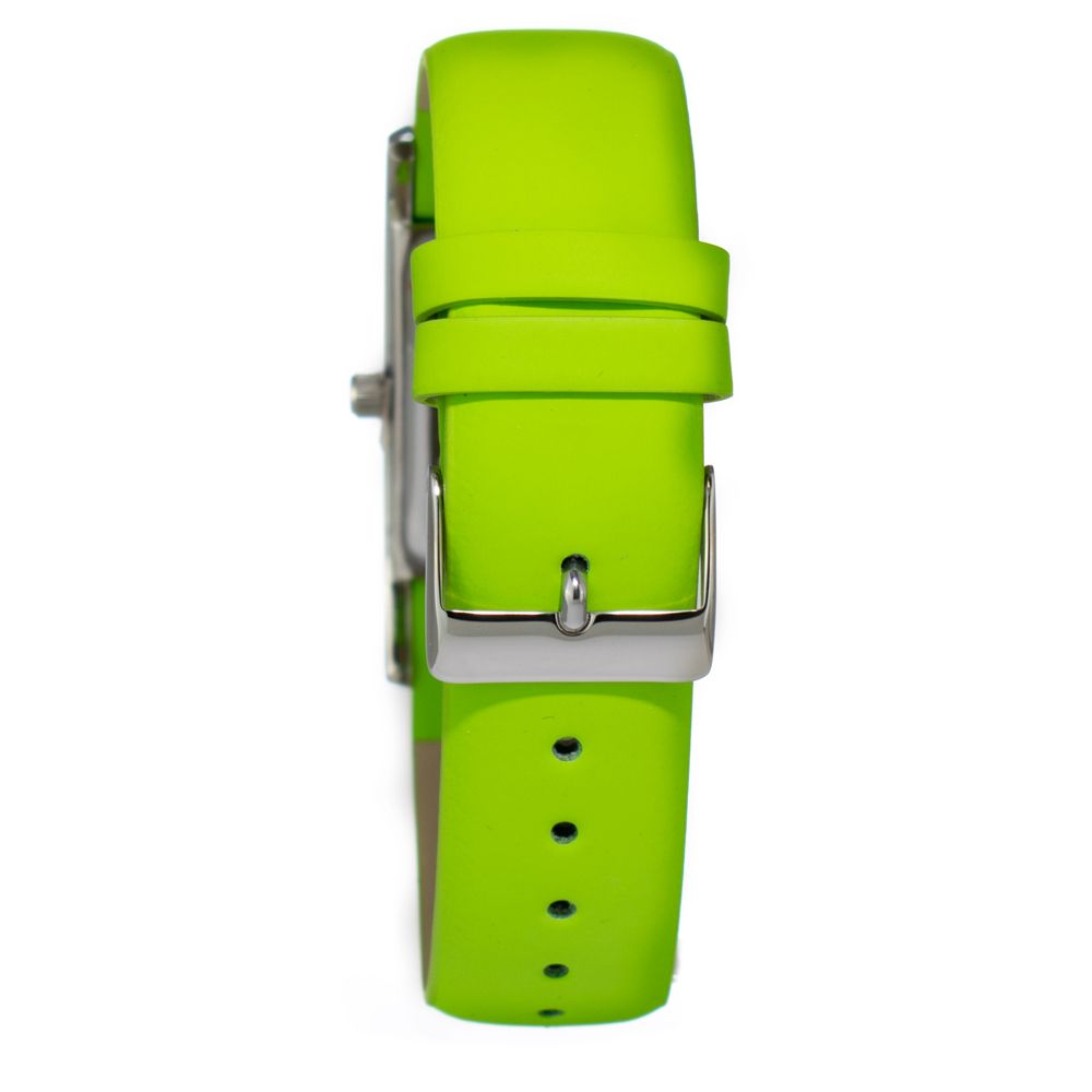 JUSTINA Two-Tone Leather Dress Watch