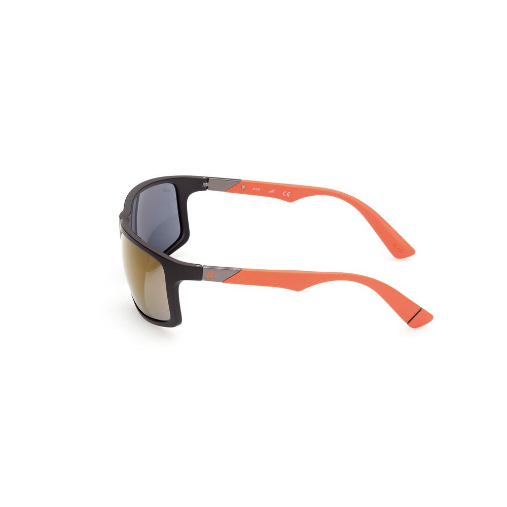 WEB EYEWEAR Schwarze Sonnenbrille aus Acetat