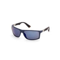 WEB EYEWEAR Blaue Sonnenbrille aus Acetat