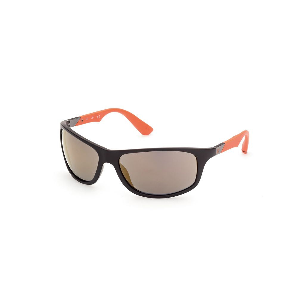 WEB EYEWEAR Schwarze Sonnenbrille aus Acetat